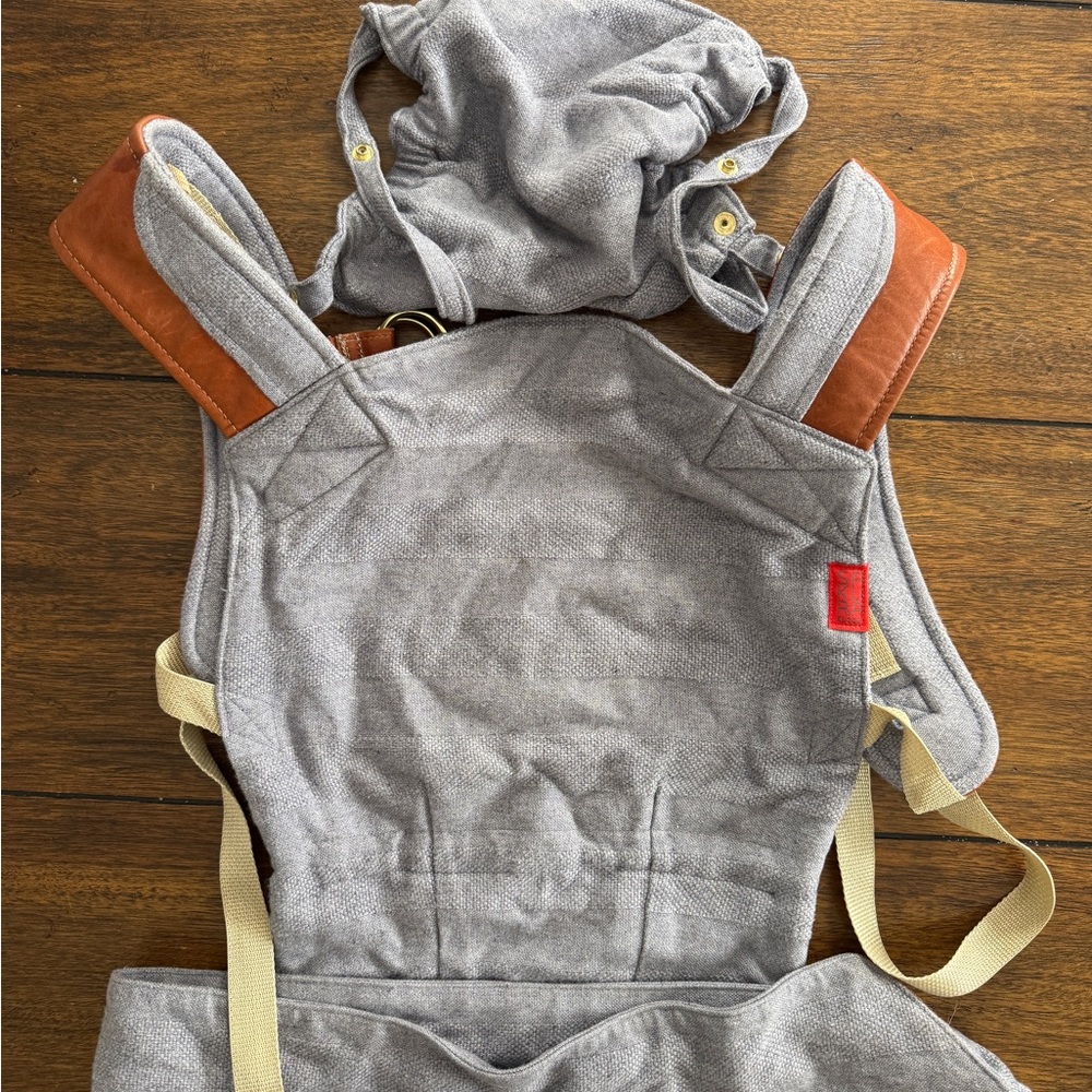 Gray and Brown Kids Carrier